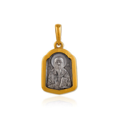 картинка Образ из серебра "Святой Алексий Московский" (3651) 